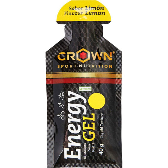 CROWN SPORT NUTRITION Lemon Energy Gel 40g