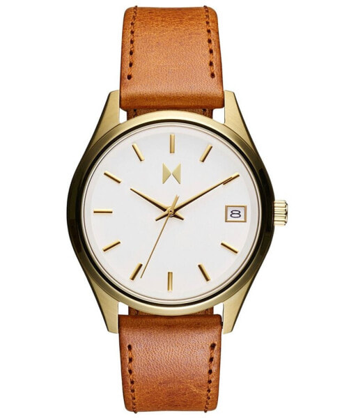 Women’s Rise Boyfriend Tan Leather Watch 36mm