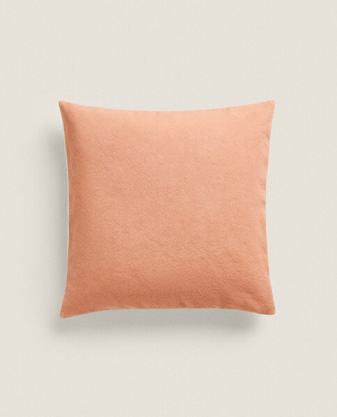 Plain cotton cushion cover