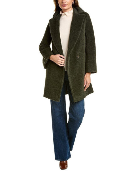 Cinzia Rocca Icons Wool & Alpaca-Blend Coat Women's Green 12