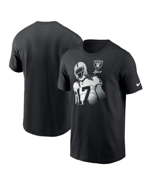 Men's Davante Adams Black Las Vegas Raiders Player Graphic T-shirt