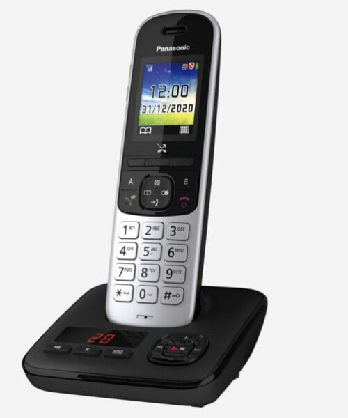 Panasonic KX-TGH720, DECT telephone, Wireless handset, Speakerphone, 200 entries, Caller ID, Black