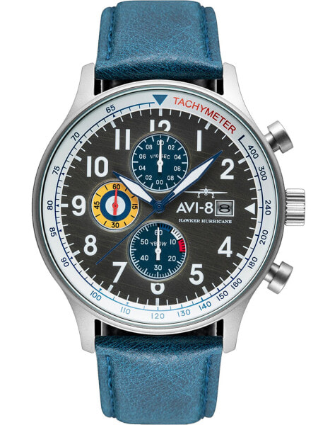 AVI-8 AV-4011-0F Mens Watch Hawker Hurricane Classic Chronograph 43mm 5ATM