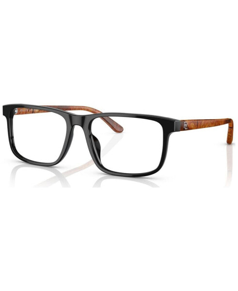 Men's Rectangle Eyeglasses, RL6225U56-O