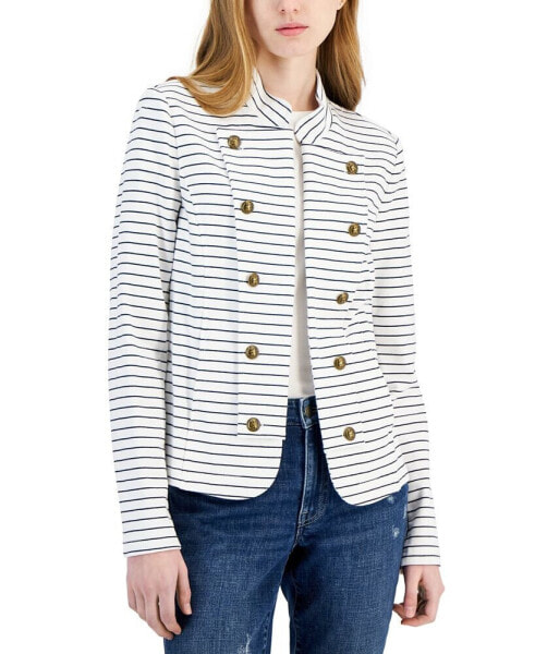 Women's Striped Band Jacket