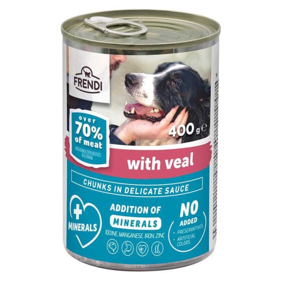 FRENDI Veal chunks in delicate sauce 400g wet food for dog