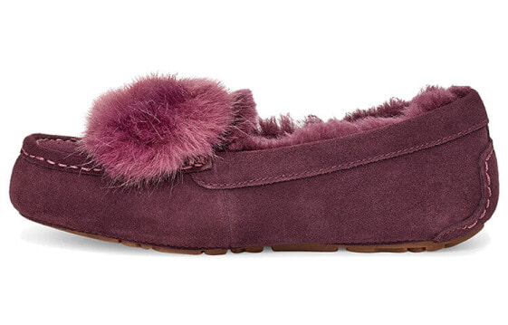 Мокасины женские UGG Holiday Ansley Puff Bow Угги LGE 1103858-LGE