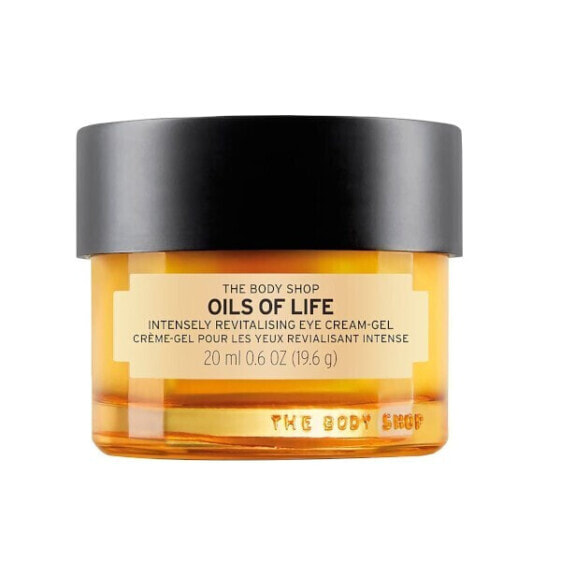 The Body Shop Oils Of Life Eye Cream-Gel Восстанавливающий крем-гель для век против следов усталости