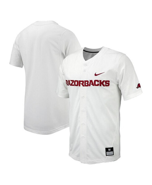 Men's Arkansas Razorbacks Replica Full-Button Baseball Jersey