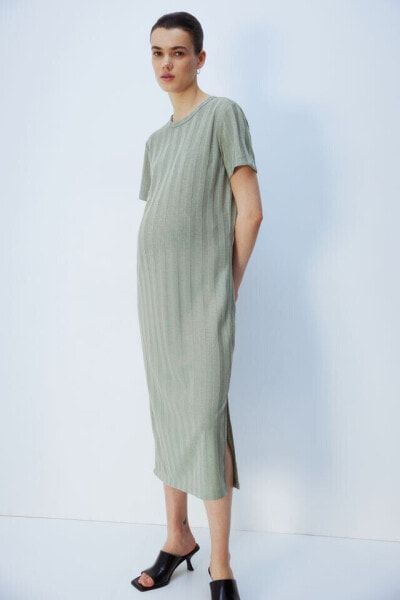 MAMA Ribbed Dress