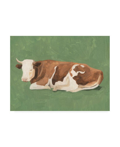 Emma Scarvey How Now Brown Cow I Canvas Art - 19.5" x 26"