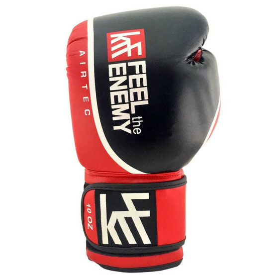 KRF Feel the Enemy Airtec Leather Boxing Gloves