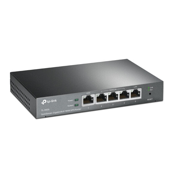 Маршрутизатор TP-Link TL-R605 Gigabit Multi-WAN VPN - Ethernet WAN - Gigabit Ethernet - Черный