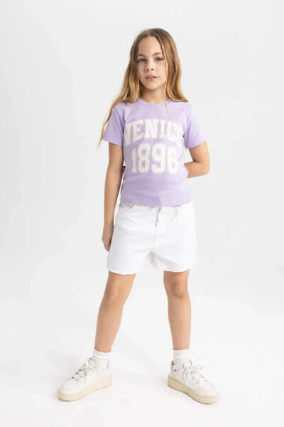 Kız Çocuk T-shirt B5102a8/pr252 Lılac