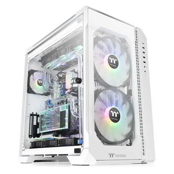 Thermaltake View 51 TG ARGB Snow - Midi Tower - PC - White - ATX - EATX - micro ATX - Mini-ITX - Steel - Gaming