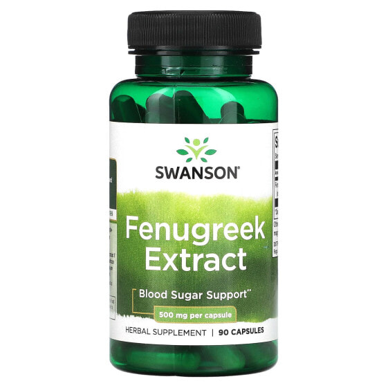 Fenugreek Extract, 500 mg, 90 Capsules