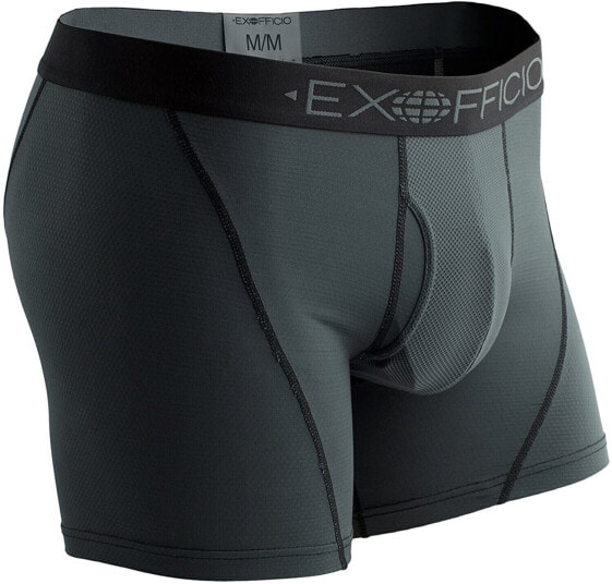 ExOfficio 187710 Mens Give-N-Go Sport Boxer Brief Underwear Phantom Size Small