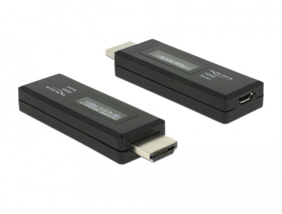 Разъем HDMI-A 19 pin - USB Type Micro-B - черный Delock
