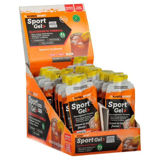 NAMED SPORT Sport Energy Gels Box 25ml 32 Units Ice Tea