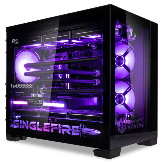 der8auer Gaming PC Single-Fire System, i9-14900K, RTX 4090, Custom WaKü