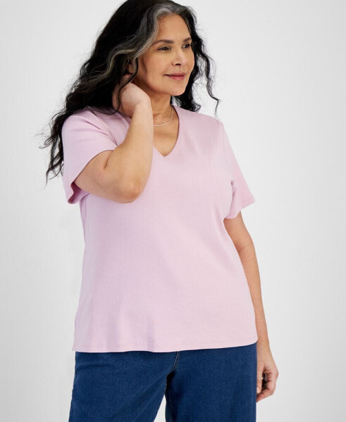 Майка Style & Co Neck Plus Size