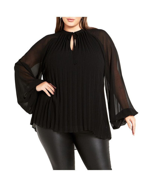 Plus Size Crystal Top