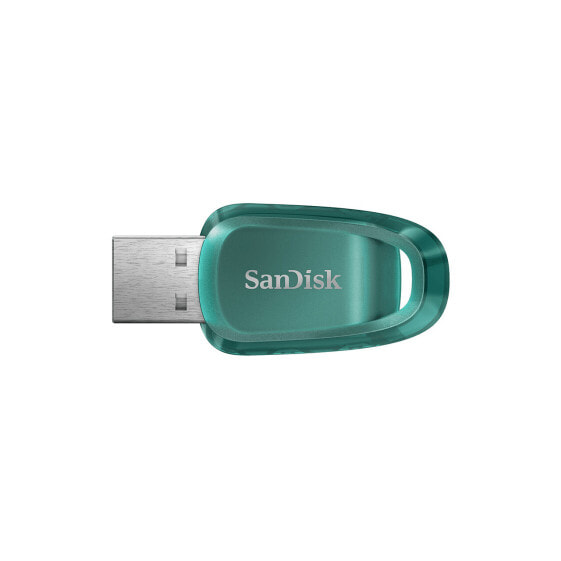 SanDisk Ultra Eco - 128 GB - USB Type-A - 3.2 Gen 1 (3.1 Gen 1) - 100 MB/s - Cable - Green