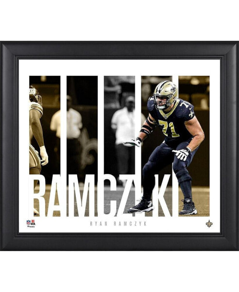 Ryan Ramczyk New Orleans Saints Framed 15" x 17" Player Panel Collage