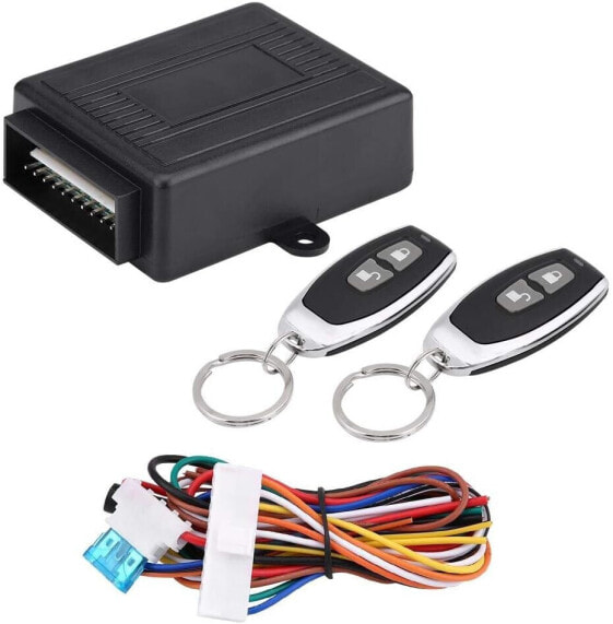 Fydun Car Keyless Entry System Universal Car Door Lock Keyless Entry System Central Locking Remote Control Kit Car Alarm System with Remote Start and Keyless Entry for Most Vehicles