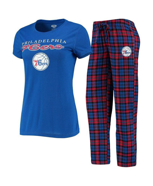 Пижама Concepts Sport Philadelphia 76ers Lodge T-shirt and Pants