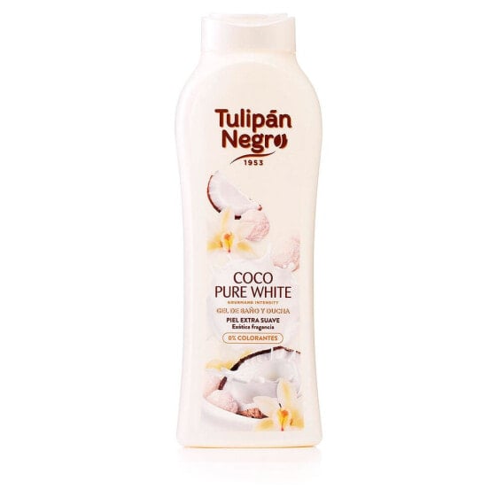 Гель для душа молочный Tulipán Negro Coco Pure White 650 мл
