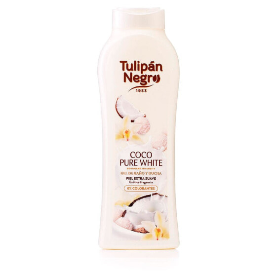 Гель для душа молочный Tulipán Negro Coco Pure White 650 мл