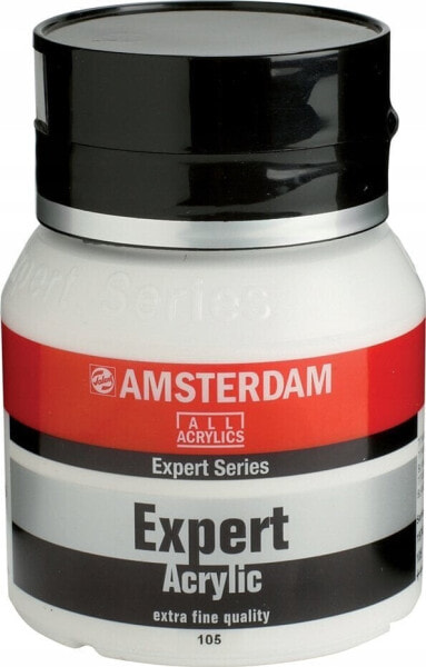 Artequipment Amsterdam Expert Series Acrylic Jar 400 ml Titanium White 105