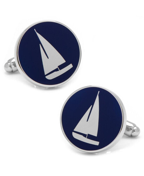 Запонки  Inc Sailboat Sempre Blue