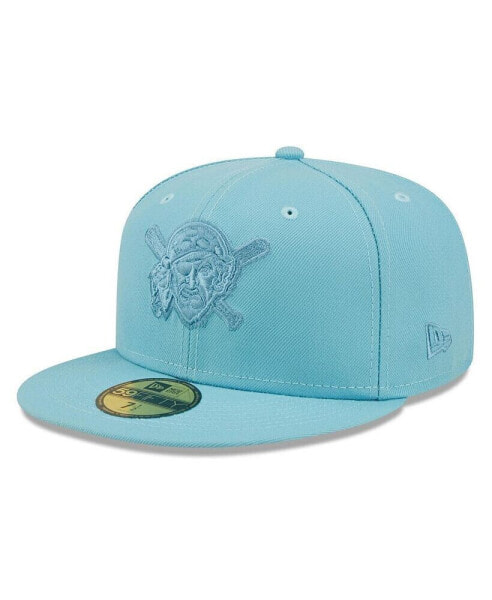 Men's Light Blue Pittsburgh Pirates Color Pack 59Fifty Fitted Hat
