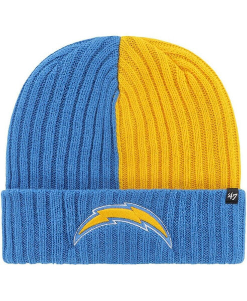 Men's Powder Blue Los Angeles Chargers Fracture Cuffed Knit Hat