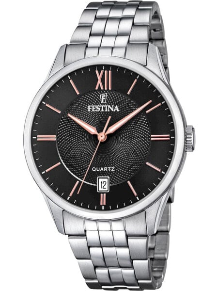 Festina F20425/6 Classic Mens Watch 43mm 5ATM