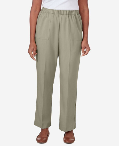 Petite Tuscan Sunset Pull On Twill Pant