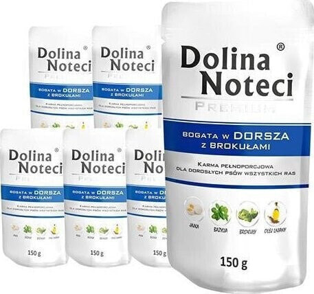 Dolina Noteci PAKIET DNP DOYPACK BOGAT.W DORSZA Z BROKUŁ-KAR.DLA PSA 10X500g