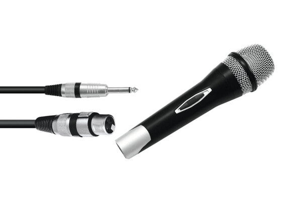 Omnitronic 13000450, Stage/performance microphone, -55 dB, 50 - 13000 Hz, 600 ?, Cardioid, Dynamic