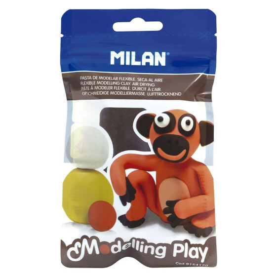 MILAN Air Dry ModellinGr Play Clay 100 Gr Brown