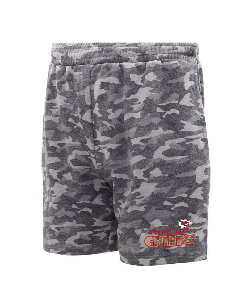 Men's Charcoal Kansas City Chiefs Biscayne Camo Shorts