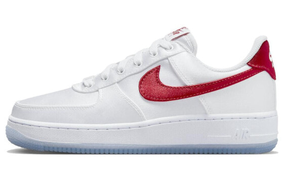 Кроссовки Nike Air Force 1 Low Satin "White Red" DX6541-100