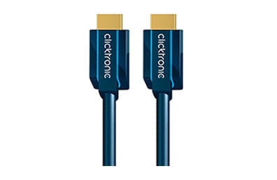 Разъем HDMI Type A (Standard) Clicktronic 70308 - 12.5 м - 3840 x 2160 пикселей - 3D - Голубой