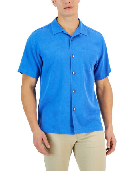 Men's Al Fresco Tropics Silk Short-Sleeve Shirt