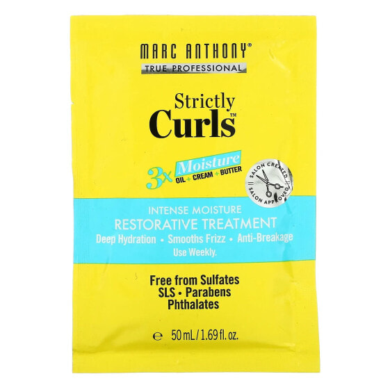 Marc Anthony, Strictly Curls, интенсивное увлажняющее восстанавливающее средство, 50 мл (1,69 жидк. Унции)