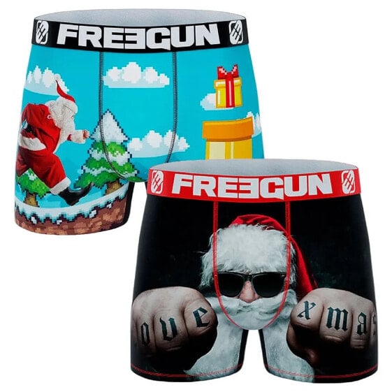 FREEGUN Gamer/Thug Christmas boxers 2 units