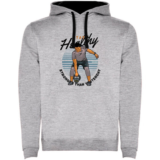 KRUSKIS Stay Healthy Bicolor hoodie