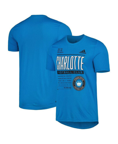 Men's Blue Charlotte FC Club DNA Performance T-shirt