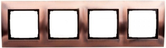 Kontakt-Simon Quadruple rustic copper frame - DR4 / 36